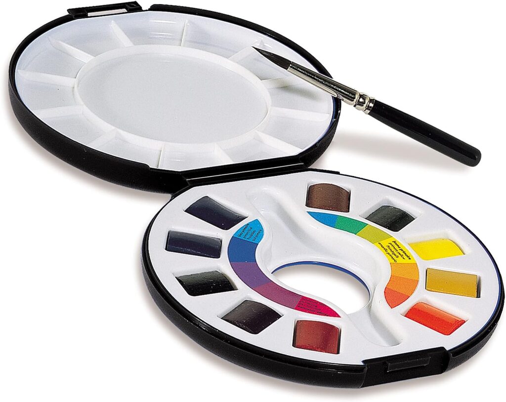 Raphael Campus Watercolor Pan Travel Set, 1 Count (Pack of 1), Multicolor