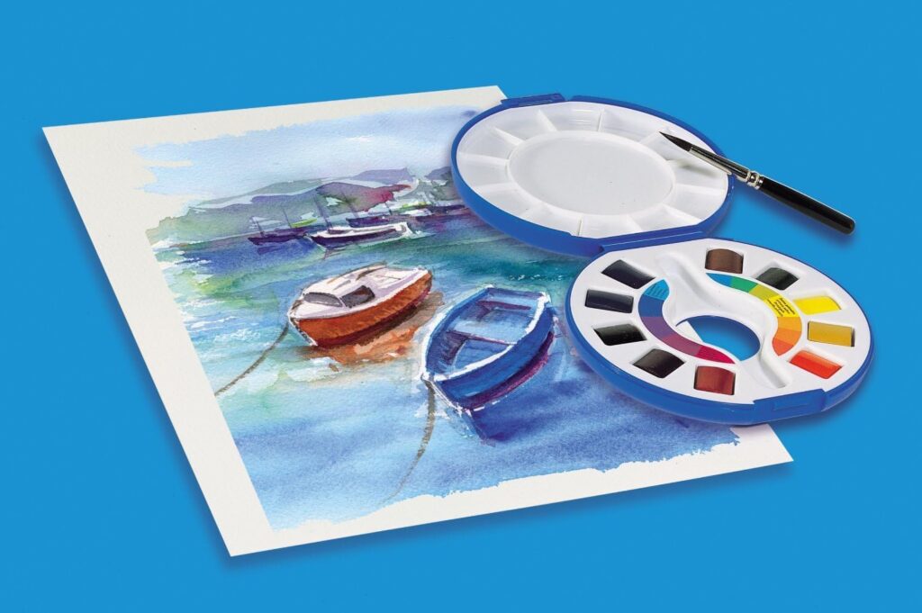 Raphael Campus Watercolor Pan Travel Set, 1 Count (Pack of 1), Multicolor